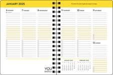 You Are a Badass Deluxe Organizer 17-Month 2024-2025 Weekly/Monthly Planner Calendar