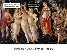 Punk History 2025 Day-to-Day Calendar: Classical Art, Modern Attitude