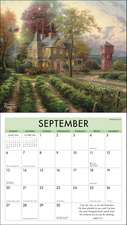 Thomas Kinkade Studios 2026 Deluxe Wall Calendar with Scripture