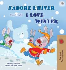 I Love Winter (French English Bilingual Children's Book)