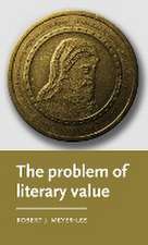 The problem of literary value