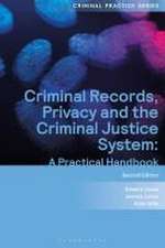 Criminal Records, Privacy and the Criminal Justice System: A Practical Handbook