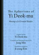 The Aphorisms of Yi Deok-Mu