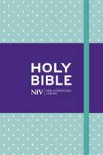 NIV Pocket Mint Polka-Dot Notebook Bible