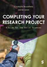 Brookfield, C: Completing Your Research Project
