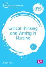 Critical Thinking and Writing in Nursing