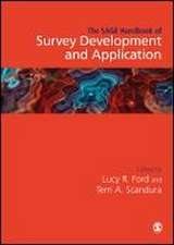 Sage Handbook of Survey Development and Application