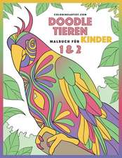 Doodle Tieren Malbuch Fur Kinder 1 & 2