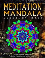 Meditation Mandala Coloring Book - Vol.18