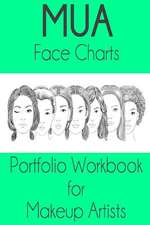 Mua Face Charts Portfolio Workbook for Makeup Artists