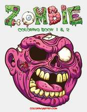 Zombie Coloring Book 1 & 2