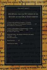 Journal for the Evangelical Study of the Old Testament, 5.2