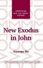 New Exodus in John