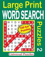 Large Print Word Search Puzzles