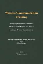 Witness Communication Training