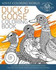 Duck and Goose Coloring Book