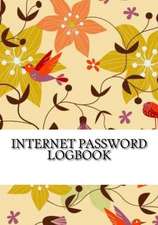 Internet Password Logbook