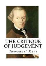 The Critique of Judgement