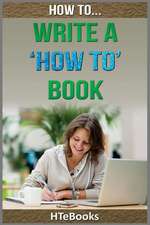 How to Write a How to Book