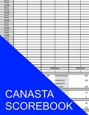 Canasta Scorebook