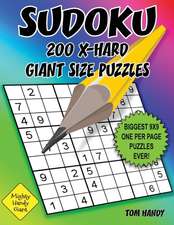 Sudoku 200 X-Hard Giant Size Puzzles