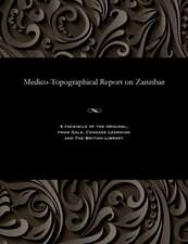 Medico-Topographical Report on Zanzibar