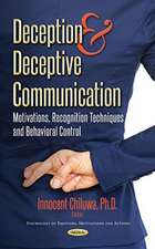 Deception and Deceptive Communication