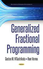 N'Guerekata, G: Generalized Fractional Programming