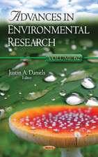 DANIELS, J: Advances in Environmental Research