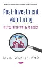 Post-Investment Monitoring. Intercultural Synergy Valuation