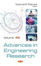 Advances in Engineering Research: Volume 40