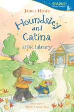 Houndsley and Catina at the Library