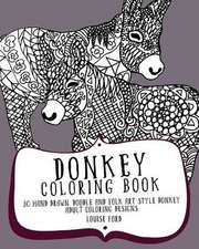 Donkey Coloring Book