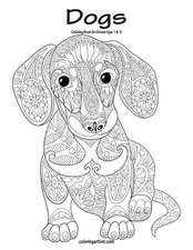 Dogs Coloring Book for Grown-Ups 1 & 2