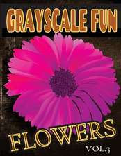 Grayscale Fun Flowers Vol.3