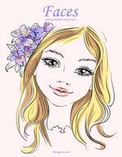 Faces Coloring Book for Grown-Ups 4