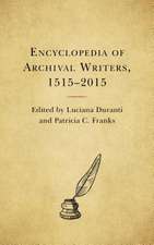 ENCYCLOPEDIA OF ARCHIVAL WRITECB