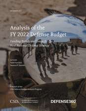 Harrison, T: Analysis of the FY 2022 Defense Budget