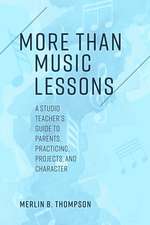 More than Music Lessons