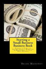 Starting a Small Business Business Book