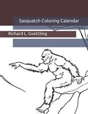 Sasquatch Coloring Calendar