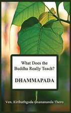 What Does the Buddha Really Teach? (Dhammapada)