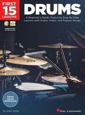 First 15 Lessons - Drums Book/Online Media