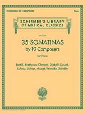 35 Sonatinas by 10 Composers for Piano Schirmer's Library of Mu