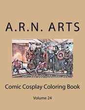 Comic Cosplay Coloring Book