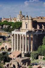 Ancient Roman Ruins at the Imperial Forum in Rome Italy Journal