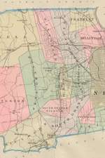 A Vintage 1912 Map of Essex County and Newark, New Jersey