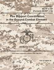 Marine Corps Techniques Publication McTp 3-10f (Formerly McWp 3-16) Fire Support Coordination in the Ground Combat Element 2 May 2016