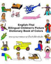 English-Thai Bilingual Children's Picture Dictionary Book of Colors