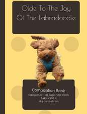 Labradoodle Joy Composition Notebook